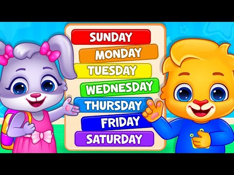 Days of the Week Song | Kids Learn Days of The Week | Lucas and Friends Songs by RV AppStudios