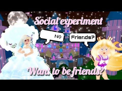 || “want to be friends?” Poor vs. Rich || Royale high social experiment