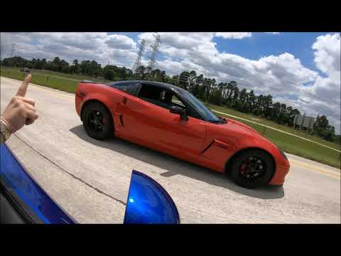 645whp HCI E85/METH C6Z tries the SNAKE!! + Bonus run