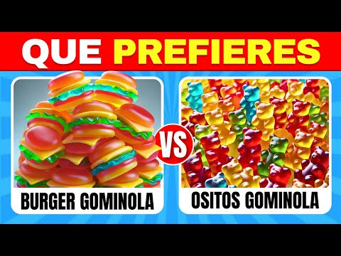 ¿Qué Prefieres? Dulces y Golosinas Populares 🍬🍦🧁 ESCURIOSO QUIZ