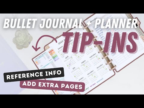 What is a Tip-in? | Add Extra Functionality to Any Notebook or Planner