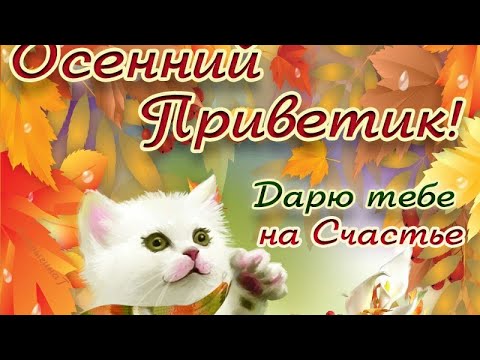 Доброе Утро❤️Я подарю тебе осенний аромат ❤️Яркого осеннего Вам настроения ❤️