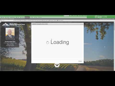 Website Creation Part 5 How to edit navigation controls