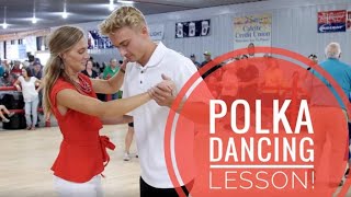 POLKA Dancing Lesson - American Style Part 1