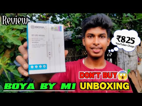 Boya By M1 Unboxing and Review/Audio Test | Don't Buy Boya mic 🙄 #video #boya#bestmic#boyamicm1