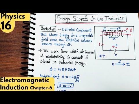 16) Energy stored in an Inductor| Electromagnetic Induction class12 physics| Neet physics #ncert