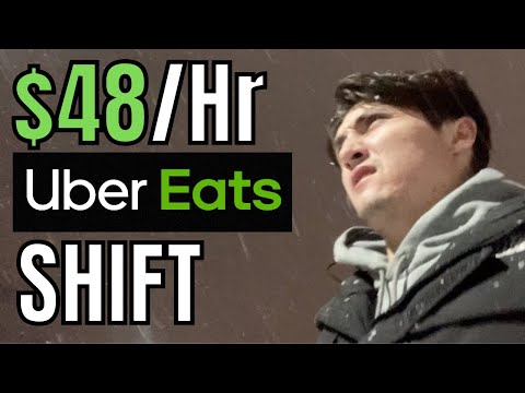 IT'S HYPE! $48/Hr Uber Eats Winter Dinner Shift!