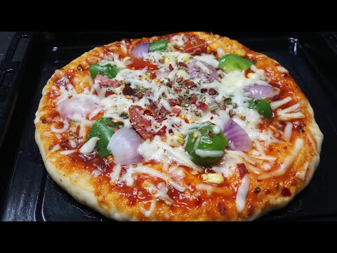 बिना yeast के बनाए domino's जैसा pizza/domino's cheese burst pizza in 15minutes/ Redchilli by Garima