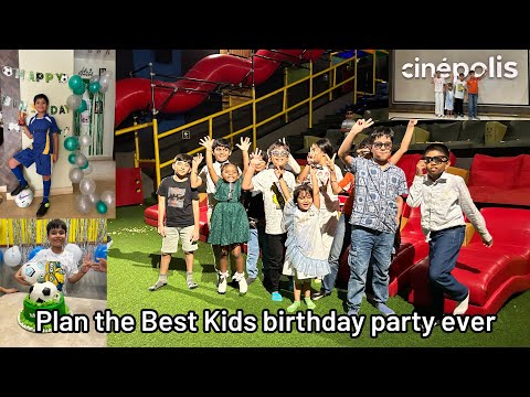 Movie birthday party for kids | best birthday party ever in budget | bacha bhi khush parents bhi #yt