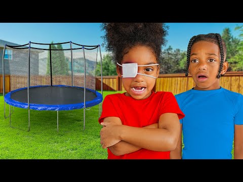 AYLA'S SCARY TRAMPOLINE INJURY!