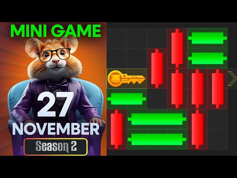 27 NOVEMBER Mini Game Puzzle Hamster Kombat Today | #puzzlegame Solved #hamsterkombat #minigame