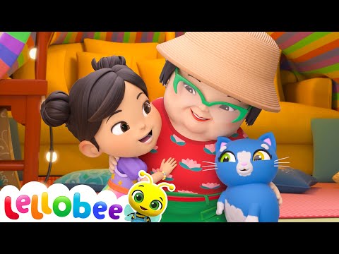 Toys, Books, and Cuddles: Ella’s Nighttime Farm Fun! | 🍯 Lellobee Kids Songs - Sing and Dance