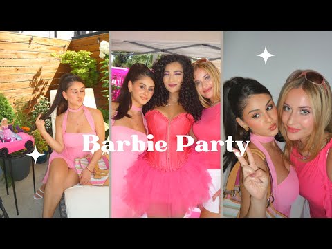 I WENT TO A BARBIE PARTY | pink vibes & farewell to best friend moving ♡