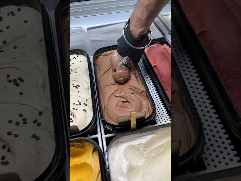 Chocolate Ice Cream Scoop #dessertlovers #gelato #sweettooth #tasty #yummy #smooth #youtubeshorts