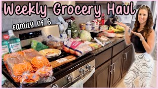 WEEKLY GROCERY HAUL 2023 || STAYING ON BUDGET! | GROCERY FOR A WEEK AS A FAMILY OF 6