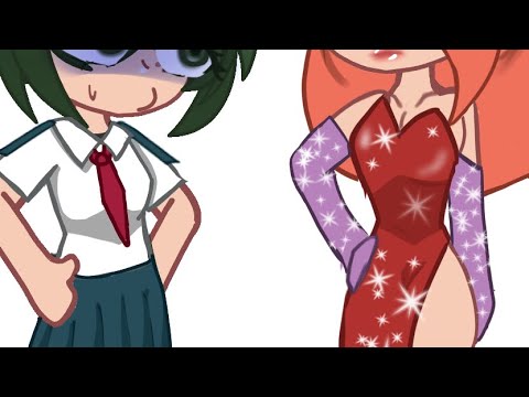 Fem. Deku meet Jessica Rabbit..