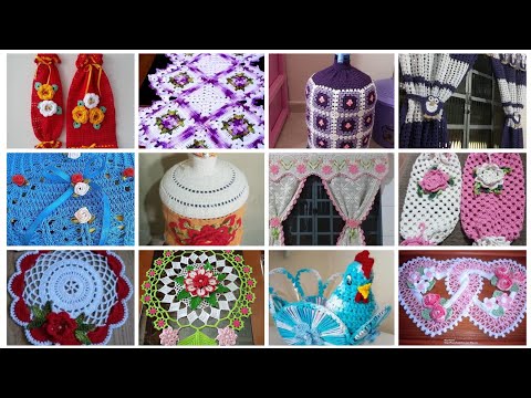 Ideas únicas y hermosas de patrones de crochet hechos a mano para el hogar