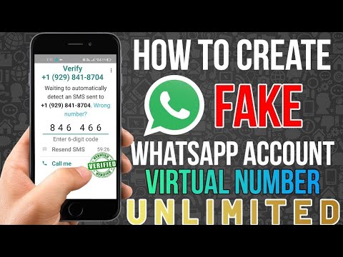 HOW TO CREATE +1 FAKE WHATSAPP NUMBER FOR FREE UNLIMITED NEW WORKING TRICK