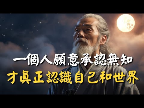 一個人願意承認自己的無知，才開始真正地認識自己和世界！ #禪能量