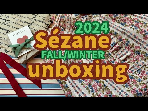 #セザンヌ#sezane#chlo#freegift#miniwallet開封動画【セザンヌfall/winter2024】待ってた！小花プリント♡売り切れてもALERTでゲット♡冬クルーズ連れてく♡