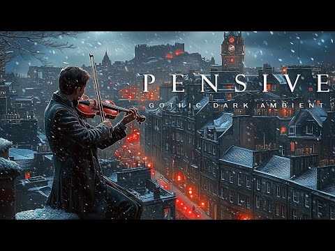 Melancholic Violin Tunes | Snowfall and Dark Academia Atmosphere