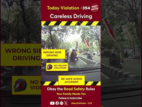 Today Violation 354 - Kindly Wear Helmet for your Safety #otr #chennaitrafficpolice