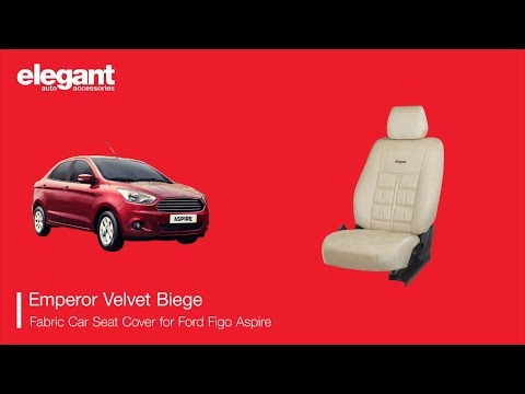 Ford Figo Seat Cover | Ford Figo Accessories | Seat Covers For Ford Figo (Emperor Velvet Biege)