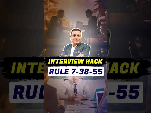 Interview Hack: What is the Rule of 7-38-55? | Rule in Communication - #interviewtips