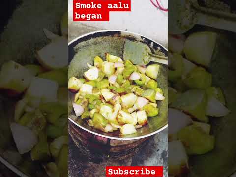 Smoke began aalu ki shukhi sabji#shorts#ytshorts #youtube