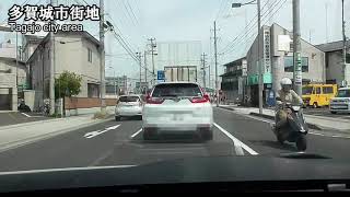 【10倍速車載動画】仙台駅前～松島海岸一般道 ~Driving in Sendai Japan~