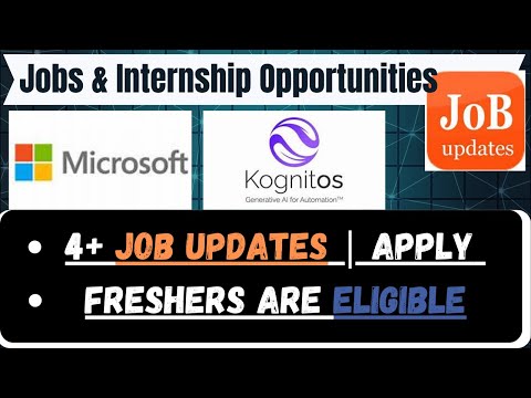 Microsoft Is Hiring | Latest Job Updates & Internship Opportunities | July 2024 |