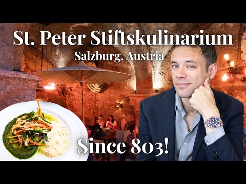 Eating at the Oldest Restaurant in Europe. St. Peter Stiftskulinarium. Salzburg. 1,200 Years Old!