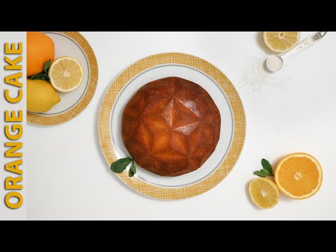 Orange cake recipe, few ingredients that you can find at home!