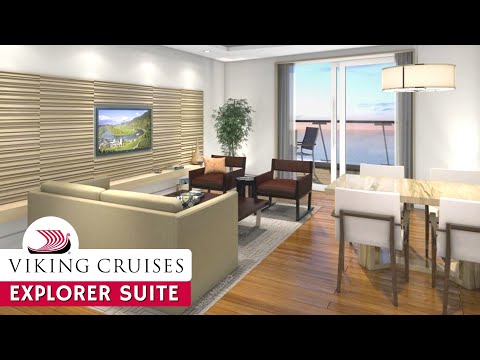 Viking Mars | Explorer Suite Walkthrough Tour & Review 4K | Viking Ocean Cruises