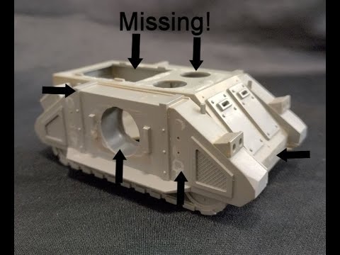 Replacing the missing parts of an original pattern Rhino from eBay