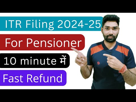 Income Tax Return(ITR) filing 2024-25 for pensioner/Senior citizen | Pension n Other source in ITR 1