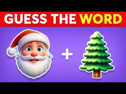 Guess the WORD by Emoji? 🎅🎄 Christmas Quiz