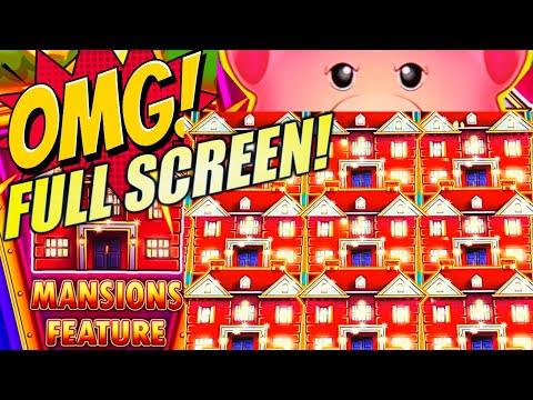 FULL SCREEN MANSIONS!! HUFF N’ XTRA PUFF Slot Machine & QUICK HIT BLITZ FEVER (LIGHT & WONDER)