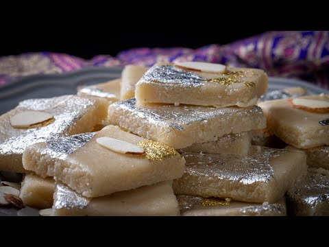 Almond Burfi | Badam Katli