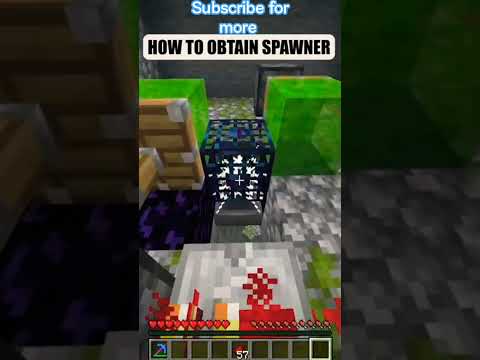 How to obtained spawner in Minecraft|| #shorts #trending #viral #minecraft #hack