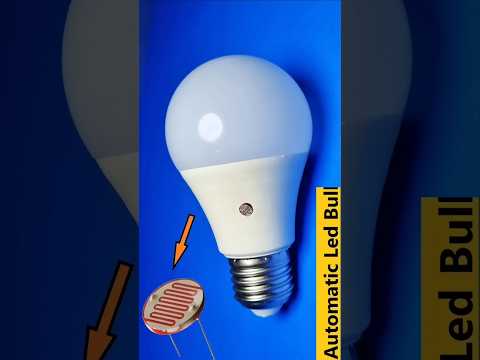 How to make Automatic LED bulb at home | DIY project #zaferyildiz #short #shorts