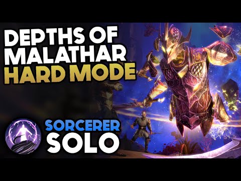 Lonely Trip into the Colored Rooms - Veteran Hard Mode Depths of Malathar | Solo Sorcerer | ESO