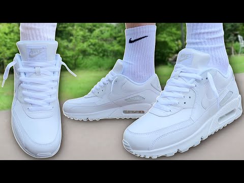 How To Lace Nike Air Max 90s Loosely (BEST WAY!)