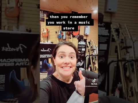 Working in a Music Store