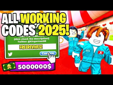 *NEW* ALL WORKING CODES FOR SQUID GAME IN JANUARY 2025! ROBLOX SQUID GAME CODES