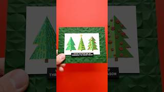 Easy DIY Christmas Card!🎄 ASMR Crafting #asmr #asmrsounds #christmas #craft