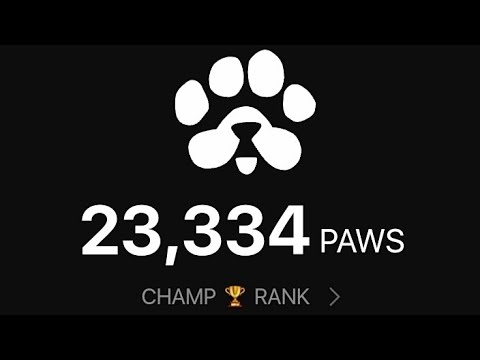 PAWS 🐾 Airdrop - Claim $500 Worth $PAWS Airdrop | Next Notcoin Dogs Airdrop