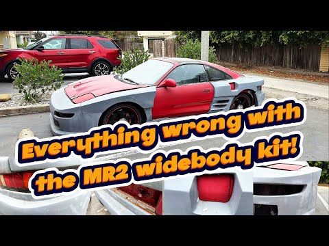 Everything wrong with the mr2 widebody kit!