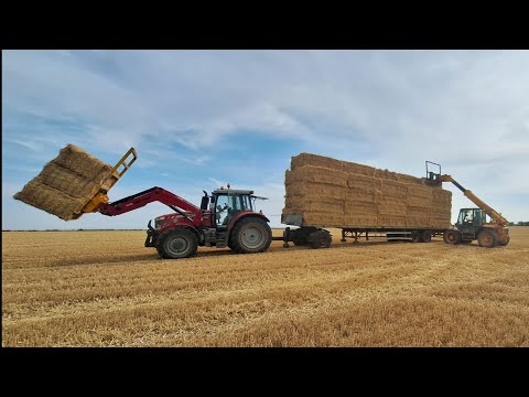 Harvesting and bales more repairs (attacked by bees!!!!) with some sunshine and rain