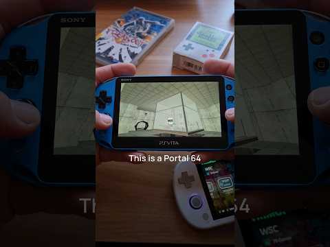 Portal 64 on Ps Vita 🔥🤘                                        #psvita #portal #portal64